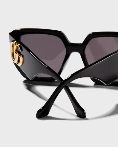 Gucci Oversized Square Acetate Sunglasses | Thumbnail 5