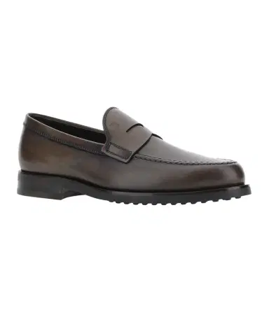 Tod's Men's Penny Leather Slip-On Loafers | Thumbnail 1