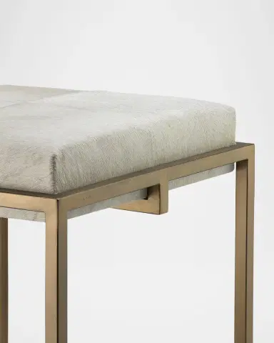 Jamie Young Shelby Hair on Hide Bar Stool | Thumbnail 2 Jamie Young Shelby Hair on Hide Bar Stool | Thumbnail 2