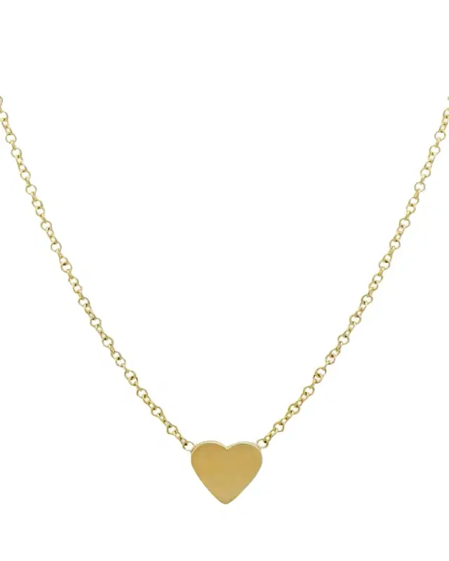 Jennifer Meyer Mini Heart Necklace