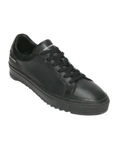 Karl Lagerfeld Paris Men's Classic Leather Low-Top Sneakers | Thumbnail 1 Karl Lagerfeld Paris Men's Classic Leather Low-Top Sneakers | Thumbnail 1