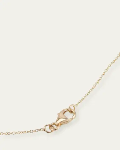 Jennifer Meyer 18k Gold Mini Wishbone Chain Bracelet on a 14k Chain | Thumbnail 4