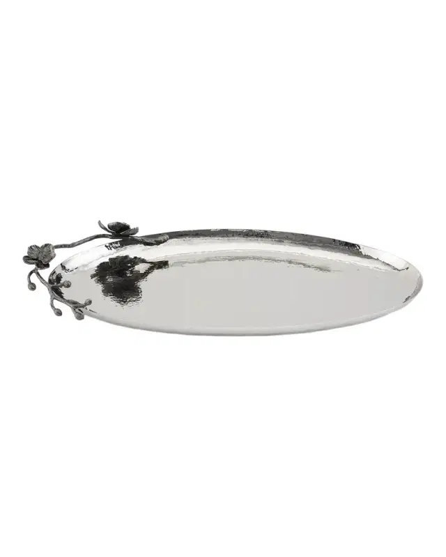 Black Orchid Medium Oval Platter