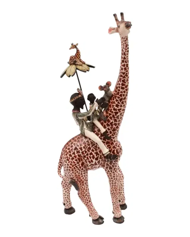 Ardmore Ceramic Art Giraffe Rider