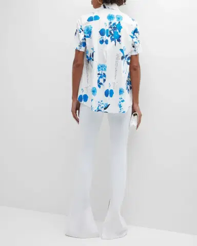 Adam Lippes Neoprene Slit-Cuff Flare Pants | Thumbnail 6 Adam Lippes Neoprene Slit-Cuff Flare Pants | Thumbnail 6