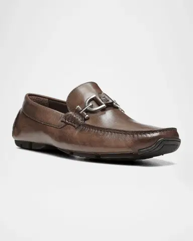 Donald Pliner Men's Dacio Leather Drivers | Thumbnail 2 Donald Pliner Men's Dacio Leather Drivers | Thumbnail 2