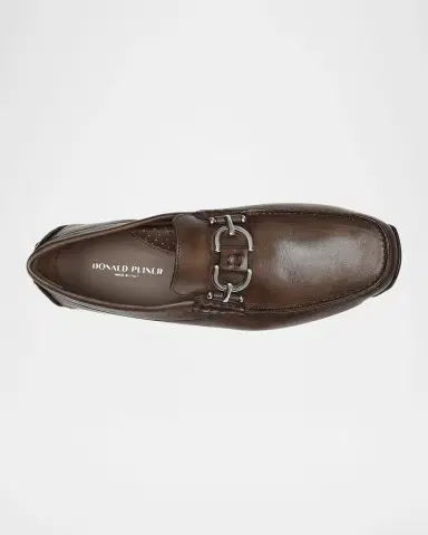 Donald Pliner Men's Dacio Leather Drivers | Thumbnail 4 Donald Pliner Men's Dacio Leather Drivers | Thumbnail 4