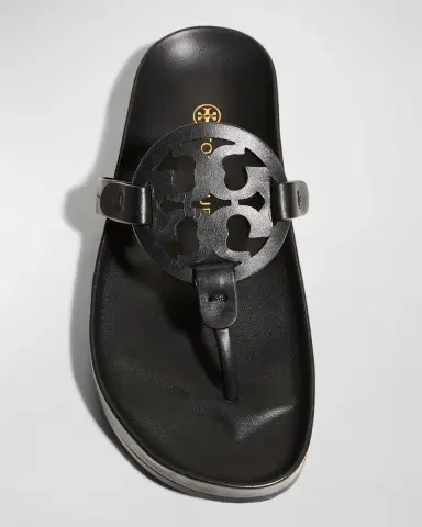 Tory Burch Miller Cloud Leather Thong Sandals | Thumbnail 4 Tory Burch Miller Cloud Leather Thong Sandals | Thumbnail 4