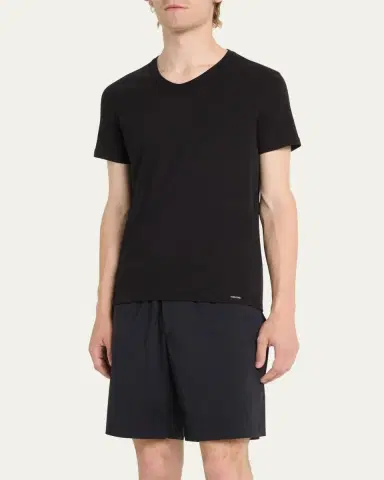 TOM FORD Men's Cotton Stretch Jersey T-shirt | Thumbnail 4