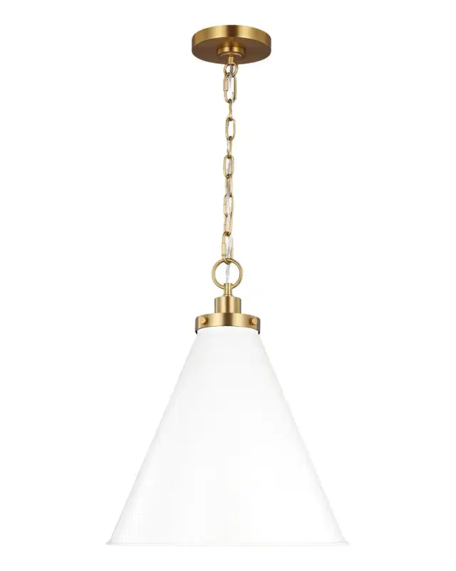 Wellfleet Medium Cone Pendant By Chapman & Myers
