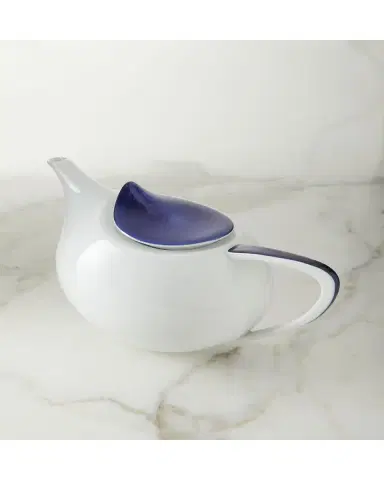 Neiman Marcus Brushstroke Cobalt Teapot | Thumbnail 3