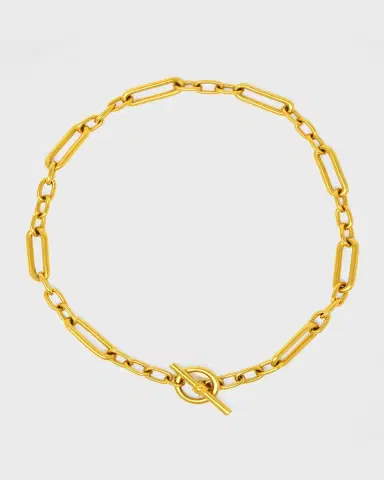 Ben-Amun Gold Oval Link Chain Necklace | Thumbnail 6 Ben-Amun Gold Oval Link Chain Necklace | Thumbnail 6