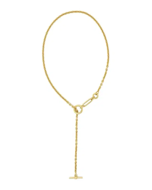 Gold Small Link Chain Necklace