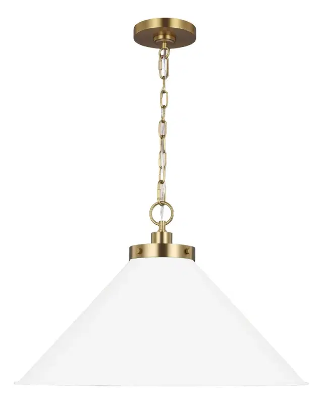 Wellfleet Medium Wide Pendant By Chapman & Myers