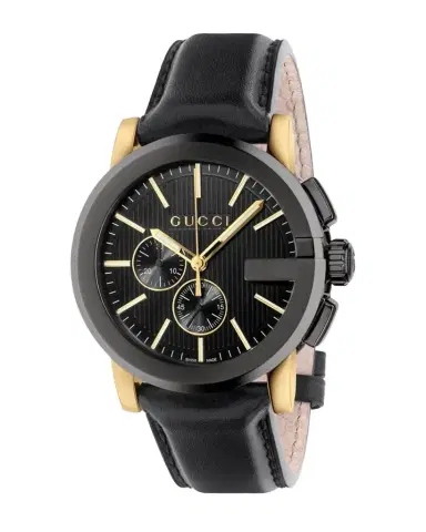 Gucci 44mm G-Chrono Leather Watch | Thumbnail 1 Gucci 44mm G-Chrono Leather Watch | Thumbnail 1