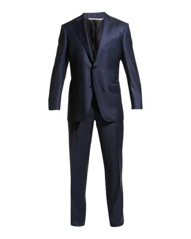 Canali Men's Solid Wool Two-Piece Suit | Thumbnail 1