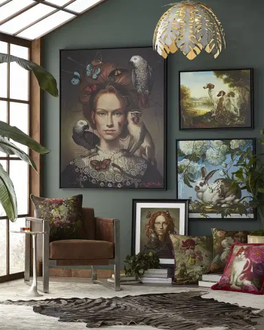 Yana Movchan "Rest After the Hunt" Giclee Art | Thumbnail 2