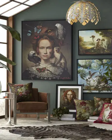 Yana Movchan "Rest After the Hunt" Giclee Art | Thumbnail 5