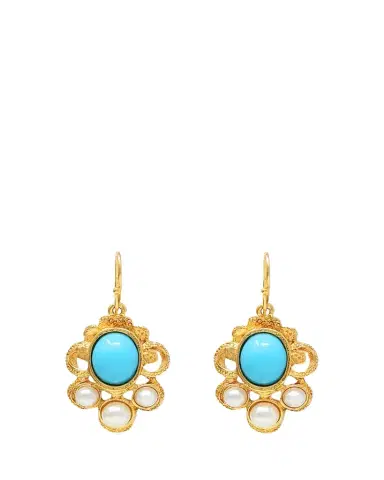 ben-amun Turquoise Fishhook Earrings | Thumbnail 1