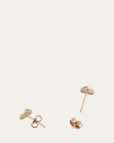 Jennifer Meyer 18k Plain Heart Stud Earrings | Thumbnail 4