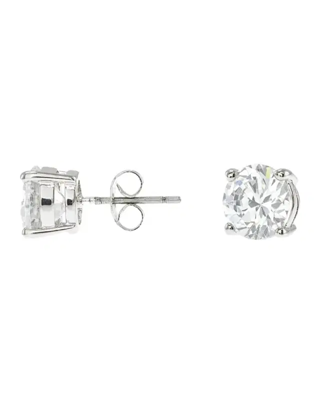 Cubic Zirconia Luxe Post Earrings, 4tcw