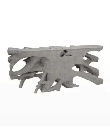 Phillips Collection Cast Root Console, Charcoal Stone | Thumbnail 2