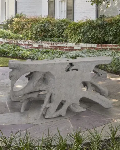 Phillips Collection Cast Root Console, Charcoal Stone | Thumbnail 4