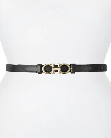 Ferragamo Gancini-Buckle Leather Rolo Belt | Thumbnail 3 Ferragamo Gancini-Buckle Leather Rolo Belt | Thumbnail 3