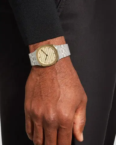 Gucci 25H 34mm Two-Tone Bracelet Watch | Thumbnail 2 Gucci 25H 34mm Two-Tone Bracelet Watch | Thumbnail 2