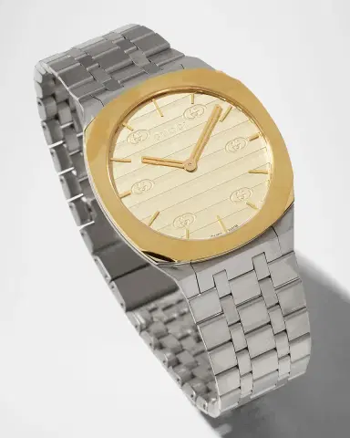 Gucci 25H 34mm Two-Tone Bracelet Watch | Thumbnail 3 Gucci 25H 34mm Two-Tone Bracelet Watch | Thumbnail 3