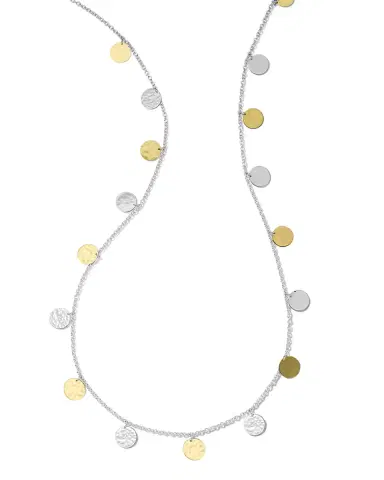 Ippolita Hammered Paillette Disc Necklace in Chimera | Thumbnail 5