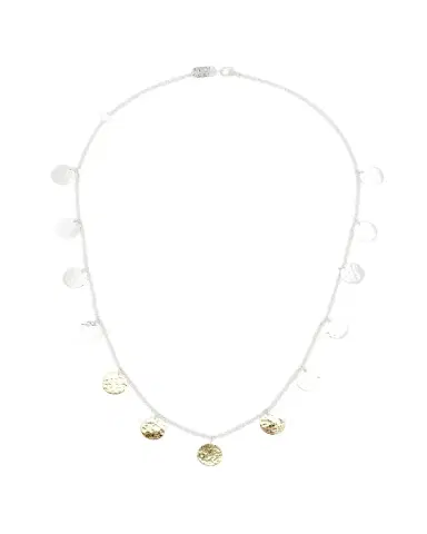 Ippolita Hammered Paillette Disc Necklace in Chimera | Thumbnail 1