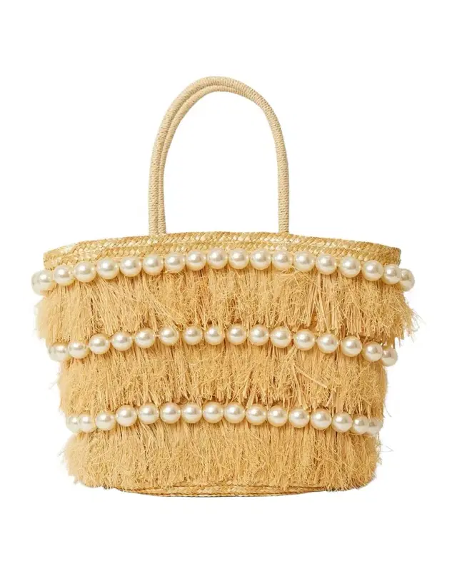 BTB Los Angeles Oliva Pearly Stud Tote Bag