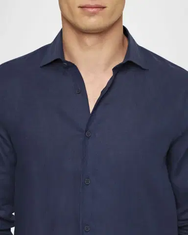 Orlebar Brown Men's Giles Smart Linen Sport Shirt | Thumbnail 5