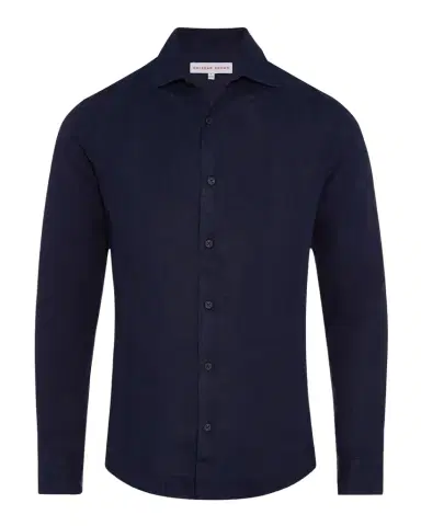 Orlebar Brown Men's Giles Smart Linen Sport Shirt | Thumbnail 1