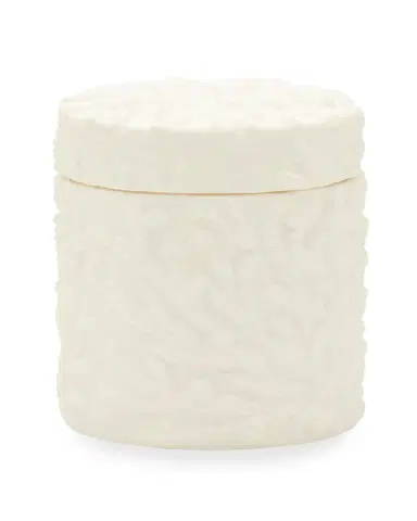 Pigeon & Poodle Alanya Large Round Canister, White | Thumbnail 3