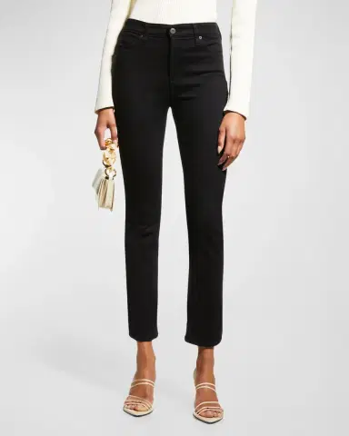AG Jeans Mari High-Rise Slim Straight Jeans | Thumbnail 3