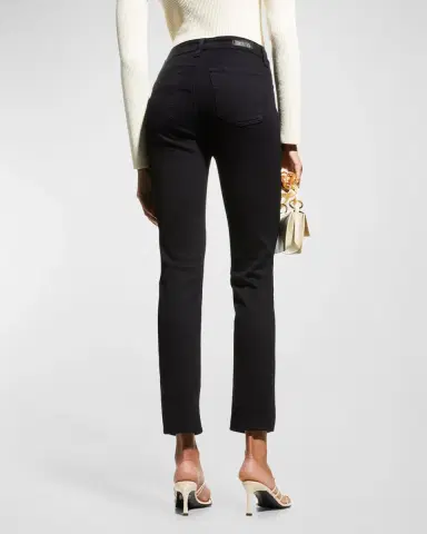 AG Jeans Mari High-Rise Slim Straight Jeans | Thumbnail 6