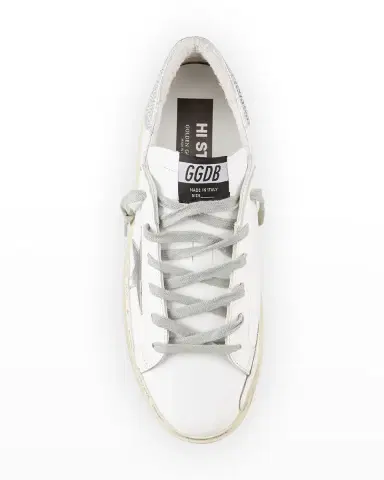 Golden Goose Hi Star Metallic Leather Low-Top Sneakers | Thumbnail 2 Golden Goose Hi Star Metallic Leather Low-Top Sneakers | Thumbnail 2