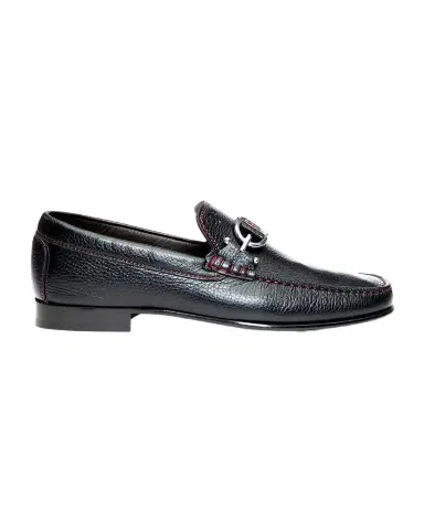 Donald Pliner Men's Dacio Contrast-Stitch Loafers | Thumbnail 1 Donald Pliner Men's Dacio Contrast-Stitch Loafers | Thumbnail 1