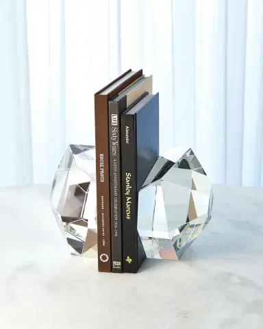 Global Views Crystal Bookends, Set of 2 | Thumbnail 4