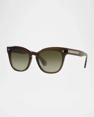 Oliver Peoples Marianela Rounded Acetate Butterfly Sunglasses | Thumbnail 2