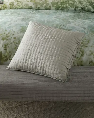 Designers Guild Chenevard Pebble Duck Egg European Sham | Thumbnail 2