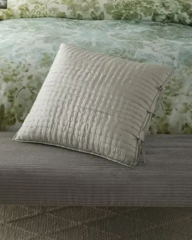 Designers Guild Chenevard Pebble Duck Egg European Sham | Thumbnail 4