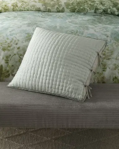 Designers Guild Chenevard Pebble Duck Egg European Sham | Thumbnail 1