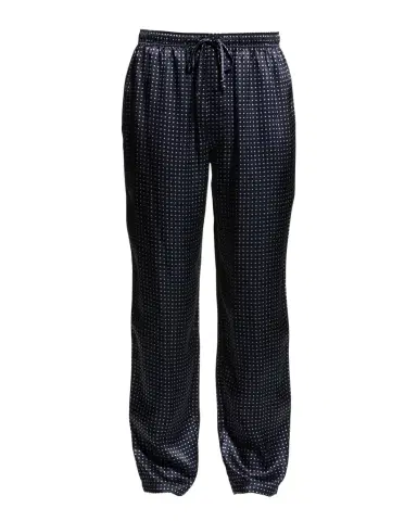 Majestic International Men's Dotted Silk Lounge Pants | Thumbnail 1