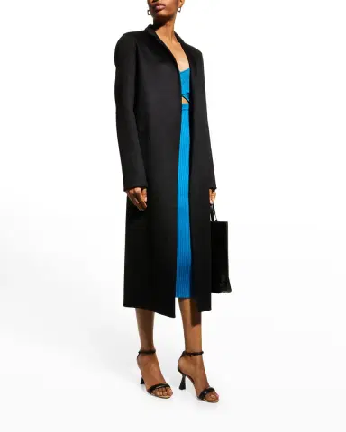 Adam Lippes Zibelline Open-Front Cashmere Midi Coat | Thumbnail 3 Adam Lippes Zibelline Open-Front Cashmere Midi Coat | Thumbnail 3