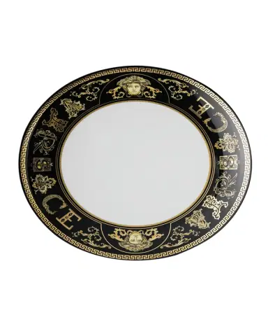 Versace Virtus Gala Black Salad Plate | Thumbnail 2