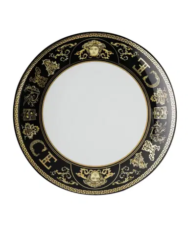 Versace Virtus Gala Black Salad Plate | Thumbnail 1