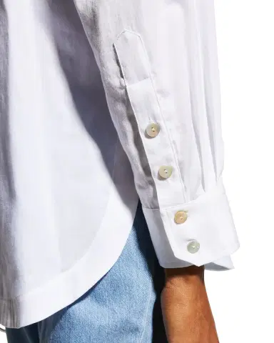 Finley Solid Cotton Lawn Boyfriend Shirt | Thumbnail 5 Finley Solid Cotton Lawn Boyfriend Shirt | Thumbnail 5